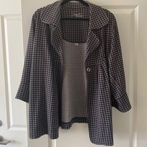 Houndstooth Coat/Blazer
